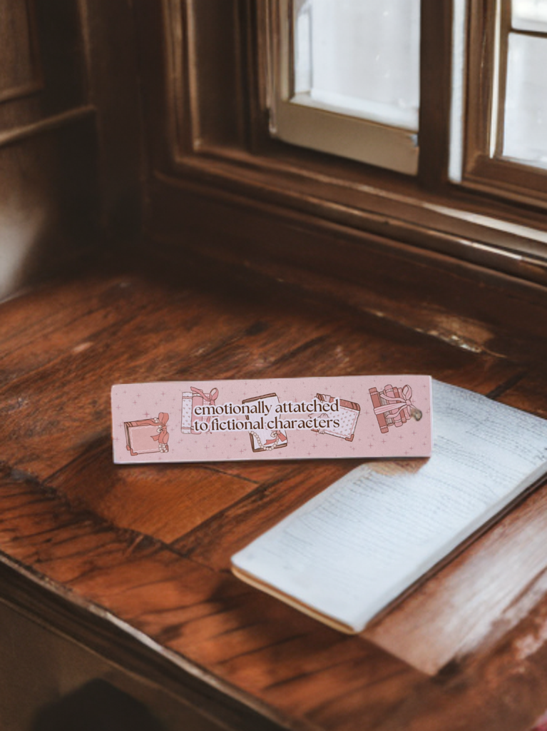 "emotionally attached to fictional characters" bookmark
